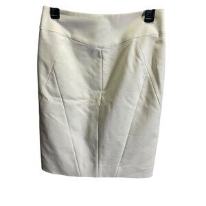 Antonio Melani Womens Pencil Skirt Size‎ 4 Off-White Cotton Blend